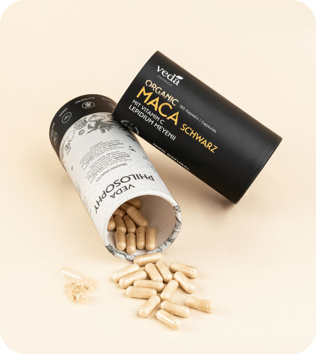 BIO MACA SCHWARZ MIT BIO AMLA EXTRAKT (VITAMIN C) - Veda Naturals